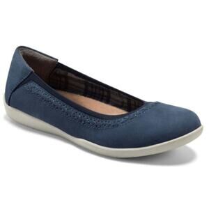Earth Origins Fable Blueberry suede slip on casual flats sz 8.5 new SH218